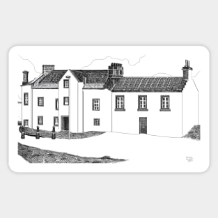 John McDouall Stuart Museum in Dysart, Scotland Sticker